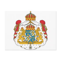 Sweden Coat Of Arms Postcard