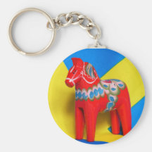 Sweden Dala Horse Key Chain
