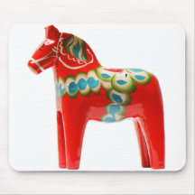 Sweden Dala Horse Mousepad
