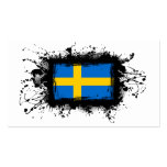 Sweden Flag business cards