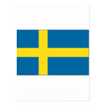 Sweden Flag Post Card