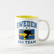 Sweden Ski Team Coffee Mugs