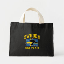Sweden Ski Team Tote Bags