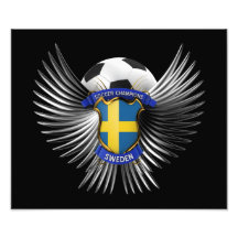Sweden Soccer Champions Photographic Print