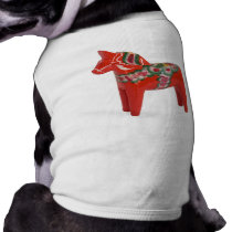 Swedish Dala Horse Pet Clothes