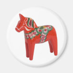 Swedish Dala Horse Fridge Magnet