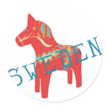 Swedish Dala Horse gifts & greetings