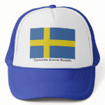 Swedish Flag, Camerata Aurora Borealis Mesh Hat
