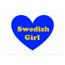 Swedish Girl Postcards