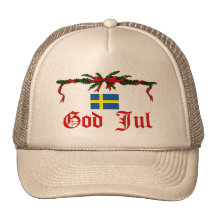 Swedish God Jul (Merry Christmas) Hats