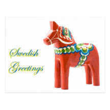 Swedish Greetings Postcard