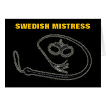 SWEDISH MISTRESS GREETING CARDS