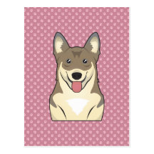 Swedish Vallhund Cartoon Post Cards