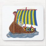 Swedish Viking Ship Mousepad