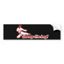 Sweep the Leg 80s Karate Parody Bumper Sticker
