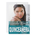 Sweet 15 Quinceañera Photo Birthday Party Invite