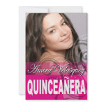 Sweet 15 Quinceañera Photo Birthday Party Invite