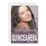 Sweet 15 Quinceañera Photo Birthday Party Personalized Invite
