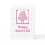 Sweet 16 Birthday Card