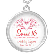 Sweet 16 Birthday Gift - Sweeheart Necklace