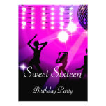 Sweet 16 Birthday Party Invitation Pink