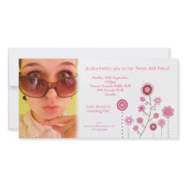 Sweet 16 Birthday Party Photo Card Template