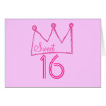 Sweet 16 invitations cards