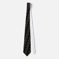 Sweet 16 - Pearls on black "velvet" Necktie
