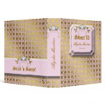 Sweet 16 Photo Album Lattice Leaves Pink Jewel binders