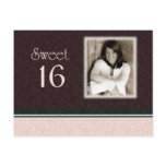 Sweet 16 Photo Invite Post Cards