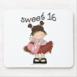 ♥ sweet 16 (sixteen) ♥ girly giggles mousepad