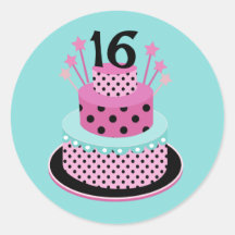 Sweet 16 Stickers