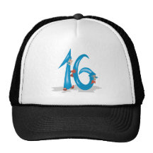 Sweet 16 trucker hat