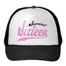 Sweet 16 trucker hats
