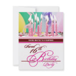 Sweet 16th Birthday Party Invitations - Surprise