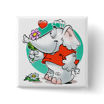 sweet amours elephant with flower buttons