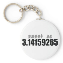 Sweet as Pi Key Chain