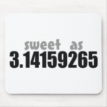 Sweet as Pi Mouse Pads