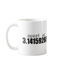 Sweet as Pi Coffee Mug