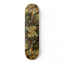 Sweet Autumn Abstract Fractal Art Skateboard Deck