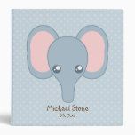 Sweet Baby Elephant Face Binder