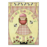 Sweet Baby Girl Birthday Greeting Greeting Cards