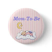 Sweet Baby Shower Mommy Pin Button