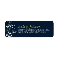 Sweet Baby's Breath Return Address Labels labels