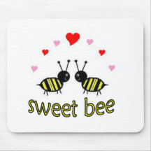 Sweet Bee Mouse Mats