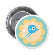 SWEET BIRD BUTTON GREEN