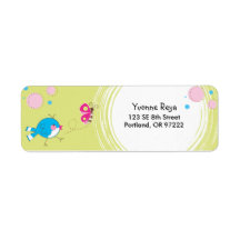 Sweet Birdie Return Address Label