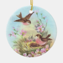 Sweet Birdies Christmas Ornament