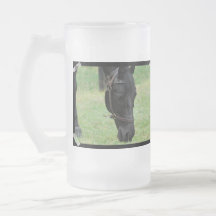 Sweet Black Horse Mugs