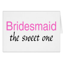 Sweet Bridesmaid